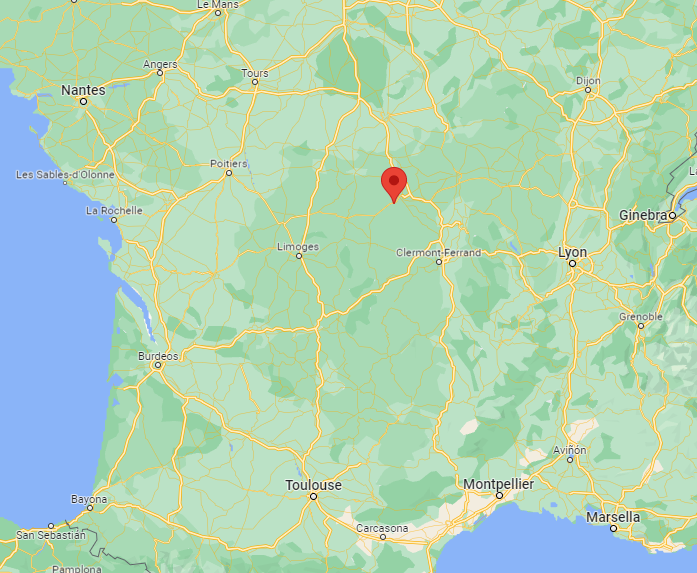 Mapa amb la ubicació dels camp fotovoltaic a Quinssaines